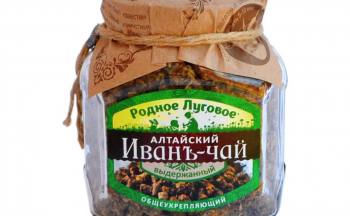 Иван чай алтайский Родное Луговое выдержанный, 110 грамм